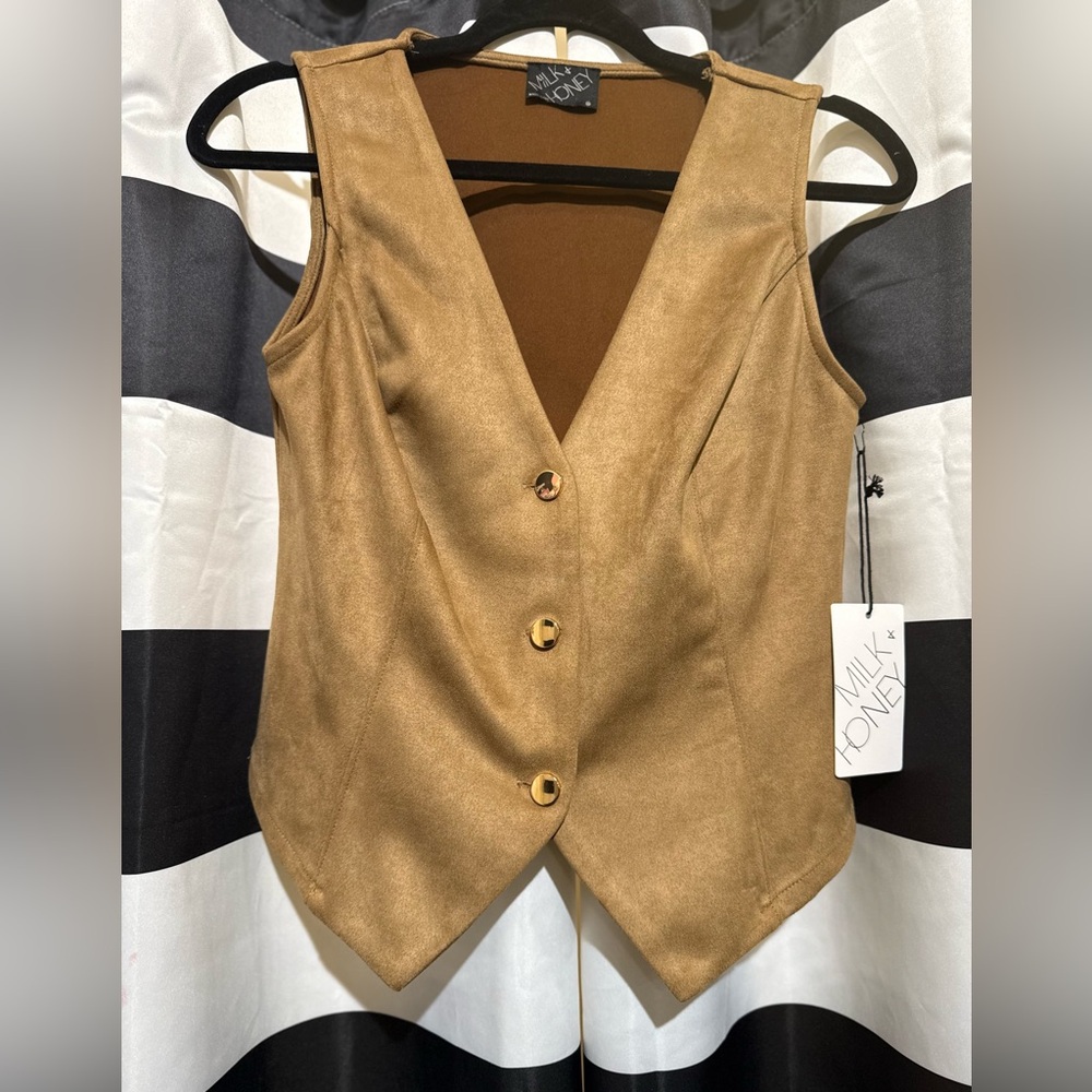 Milk & Honey Tan Women's Vest